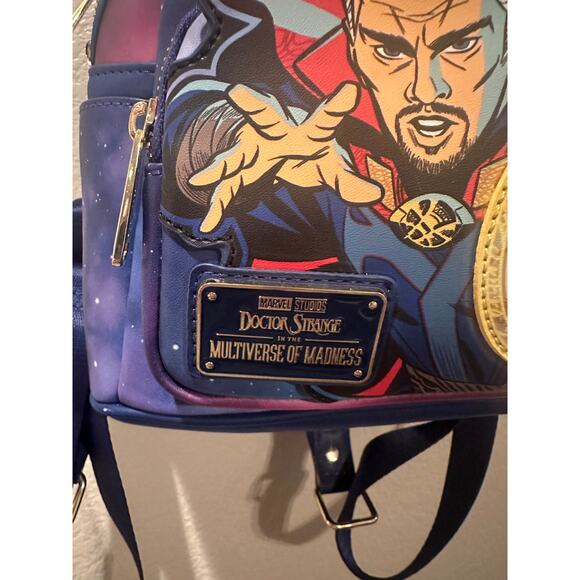 NWT Marvel Disney Loungefly Dr. Strange Multiverse Avengers Wallet AND Backpack - Picture 5 of 13